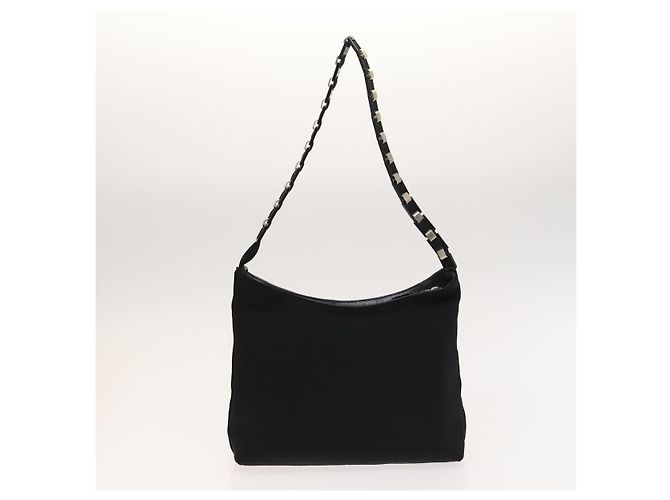 Borsa Salvatore Ferragamo in pelle tela 2 pezzi nero argento giallo Auth bs26749 - vista 3