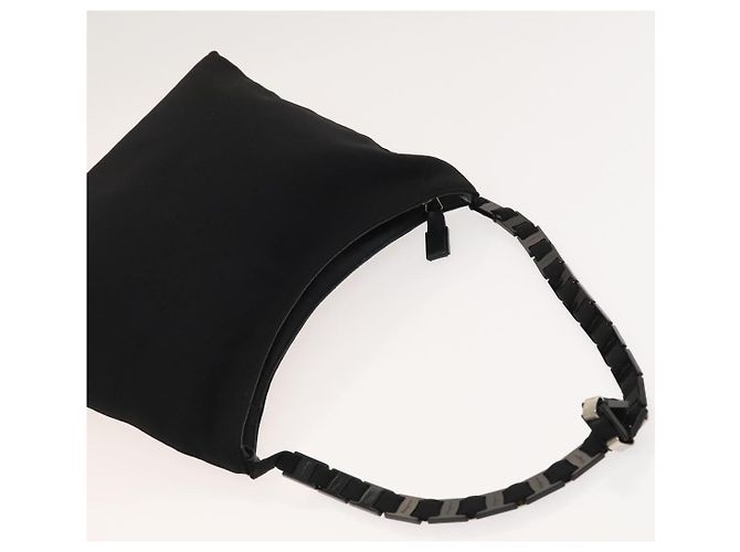 Borsa Salvatore Ferragamo in pelle tela 2 pezzi nero argento giallo Auth bs26749 - vista 5