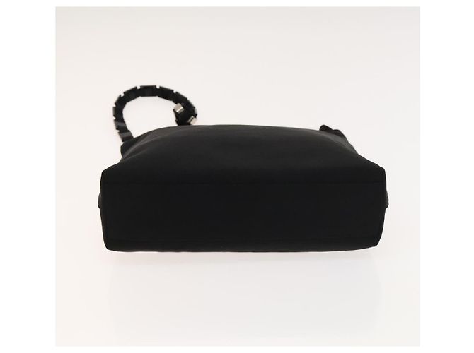 Borsa Salvatore Ferragamo in pelle tela 2 pezzi nero argento giallo Auth bs26749 - vista 7