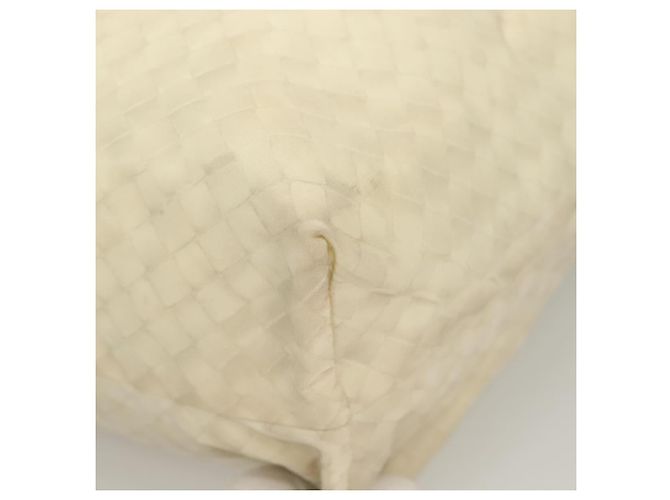 BOTTEGA VENETA Tote Bag Nylon White Auth hk2820 - view 10