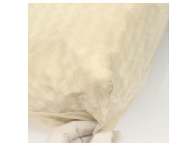 BOTTEGA VENETA Tote Bag Nylon White Auth hk2820 - view 12