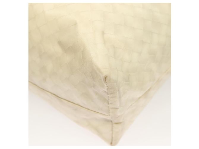 BOTTEGA VENETA Tote Bag Nylon White Auth hk2820 - view 13