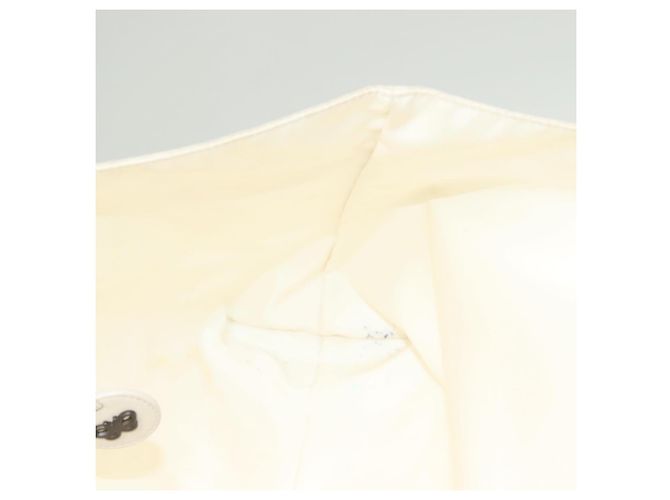 BOTTEGA VENETA Tote Bag Nylon White Auth hk2820 - view 16