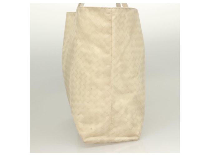 BOTTEGA VENETA Tote Bag Nylon White Auth hk2820 - view 5