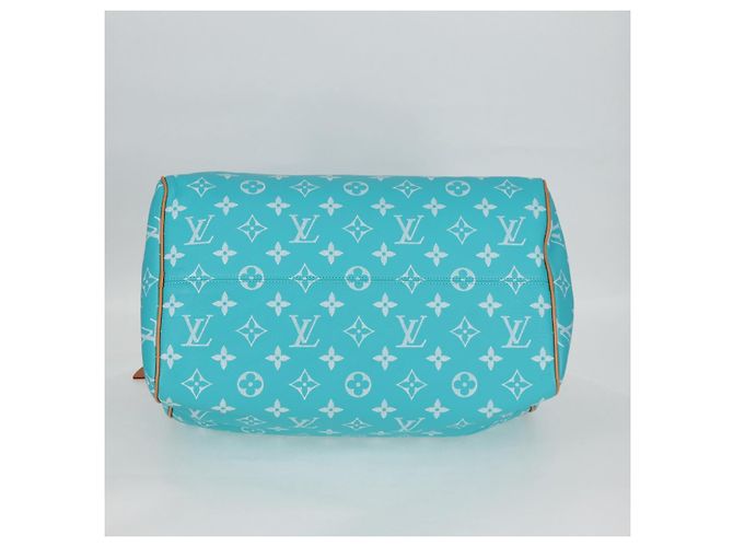 LOUIS VUITTON Speedy P9 Bandoliera 40 Borsa Blu Turchese M11563 Auth 115230SM Monogramma - vista 10