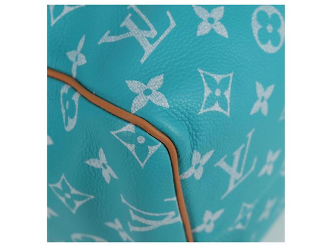 LOUIS VUITTON Speedy P9 Bandoliera 40 Borsa Blu Turchese M11563 Auth 115230SM Monogramma - vista 11