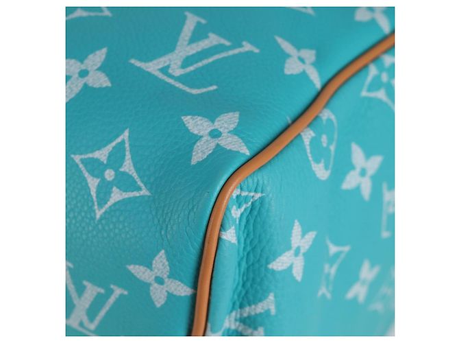 LOUIS VUITTON Speedy P9 Bandoliera 40 Borsa Blu Turchese M11563 Auth 115230SM Monogramma - vista 12