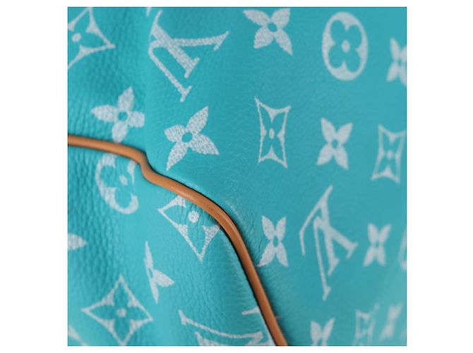 LOUIS VUITTON Speedy P9 Bandoliera 40 Borsa Blu Turchese M11563 Auth 115230SM Monogramma - vista 13