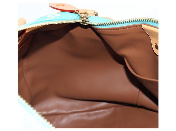 LOUIS VUITTON Speedy P9 Bandoliera 40 Borsa Blu Turchese M11563 Auth 115230SM Monogramma - vista 21