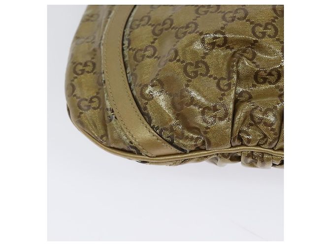 GUCCI GG Borsa a Spalla in Cristallo Oro 203257 Auth hk2846 D'oro - vista 12