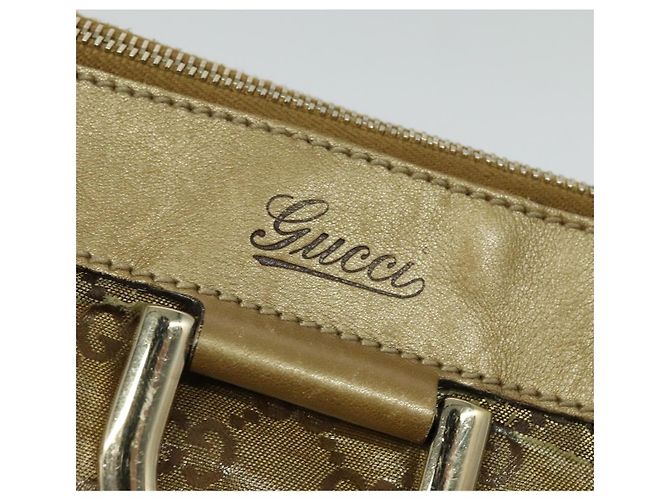 GUCCI GG Borsa a Spalla in Cristallo Oro 203257 Auth hk2846 D'oro - vista 14