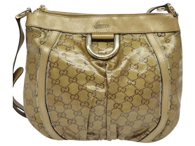 GUCCI GG Borsa a Spalla in Cristallo Oro 203257 Auth hk2846 D'oro - vista 2