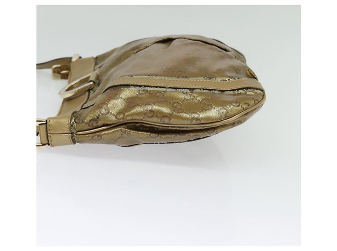 GUCCI GG Borsa a Spalla in Cristallo Oro 203257 Auth hk2846 D'oro - vista 4