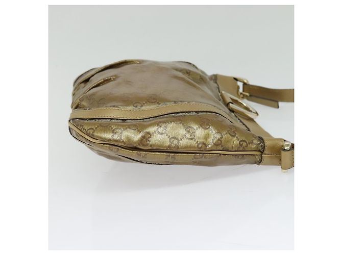 GUCCI GG Borsa a Spalla in Cristallo Oro 203257 Auth hk2846 D'oro - vista 5