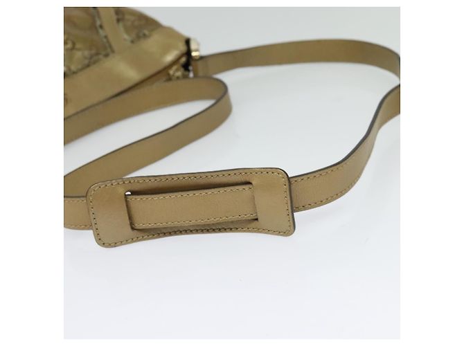 GUCCI GG Borsa a Spalla in Cristallo Oro 203257 Auth hk2846 D'oro - vista 7