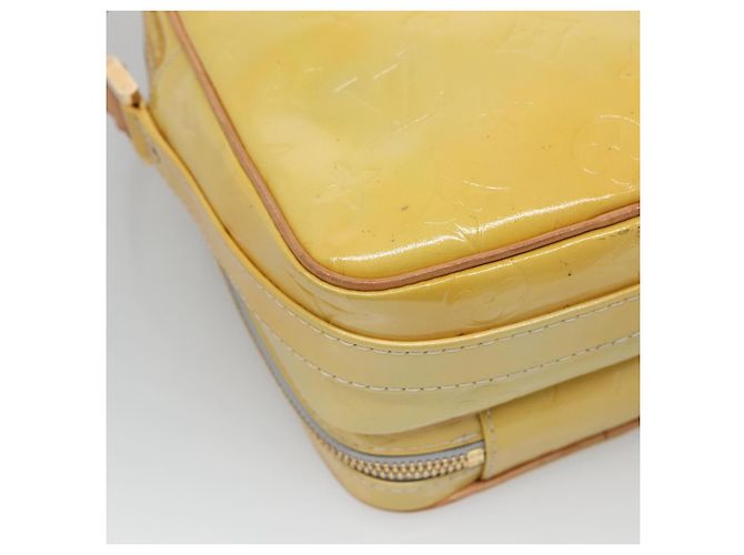 LOUIS VUITTON Monogram Vernis Wooster Borsa a spalla Grigia M91036 LV Auth ep9271 Grigio - vista 13
