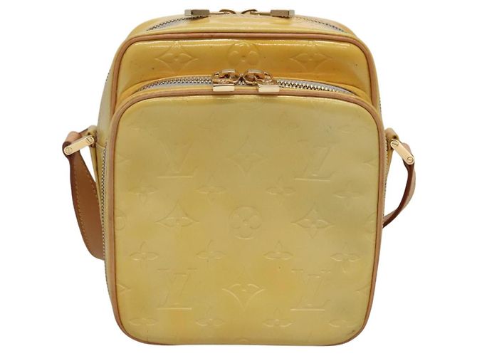 LOUIS VUITTON Monogram Vernis Wooster Borsa a spalla Grigia M91036 LV Auth ep9271 Grigio - vista 2