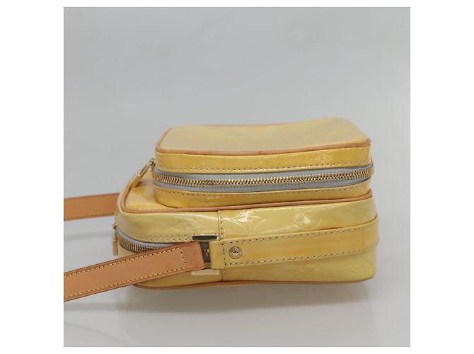 LOUIS VUITTON Monogram Vernis Wooster Borsa a spalla Grigia M91036 LV Auth ep9271 Grigio - vista 5
