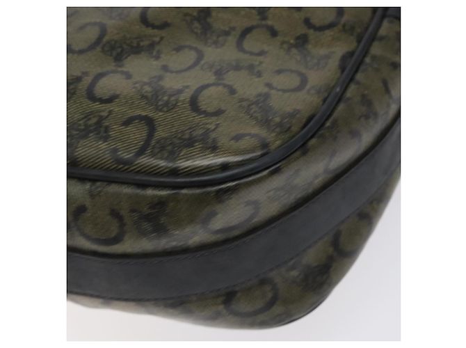 Céline Borsa a Spalla CELINE C Sulky PVC Blu Navy Oro Auth 127311 D'oro - vista 10