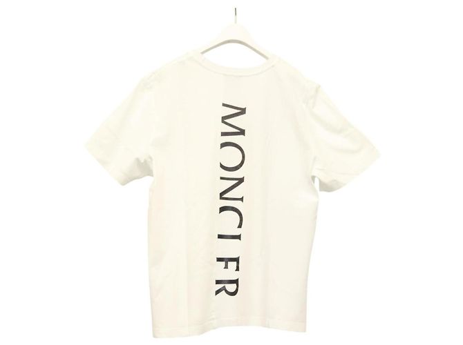 Camiseta Moncler de algodón blanca Auth ym013M Blanco - vista 2