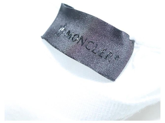 Camiseta Moncler de algodón blanca Auth ym013M Blanco - vista 7