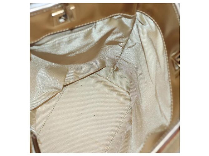 Sac fourre-tout en toile GG Gucci bleu clair or 002 1099 Auth BA3043 Doré - vue 16