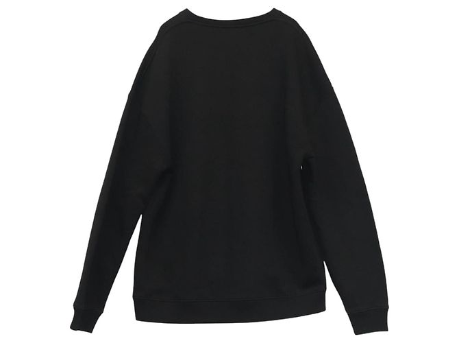 LOEWE Sudadera de Manga Larga de Algodón Negro Auth ym028M - vista 2