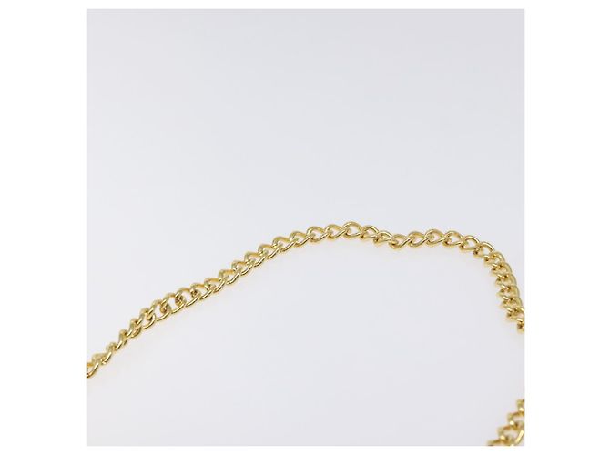Borsa a spalla Gancini Chain di Salvatore Ferragamo in vernice nera e oro Auth 128138 Nero D'oro - vista 8