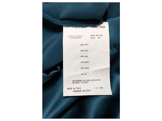 Miu Miu Vestido de seda azul - vista 8