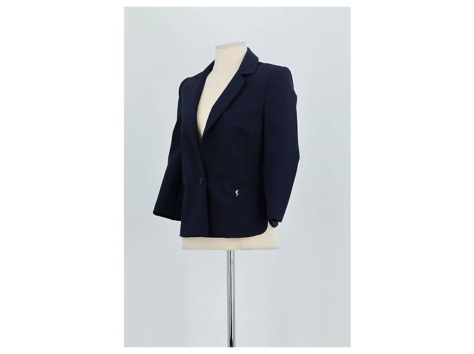 Elisabetta Franchi Blazer blu navy - vista 4