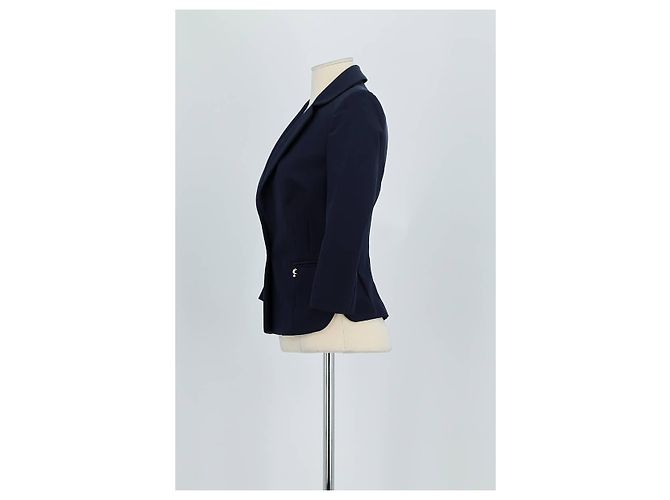 Elisabetta Franchi Blazer blu navy - vista 5