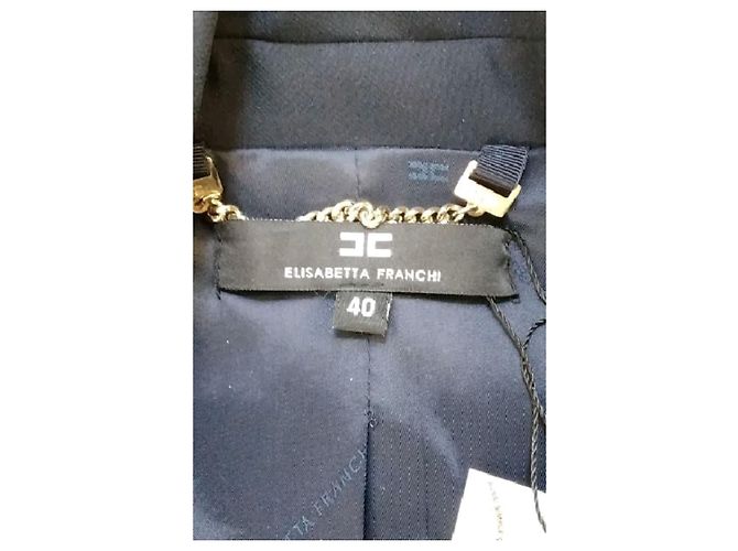 Elisabetta Franchi Blazer blu navy - vista 7