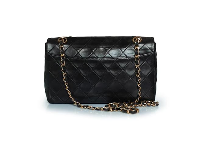 Chanel, borsa a tracolla classica in nero - vista 2
