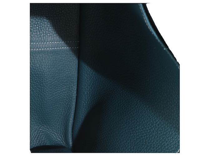 Hermès Colvert Clemence Halzan 31 PHW Blau - Ansicht 5