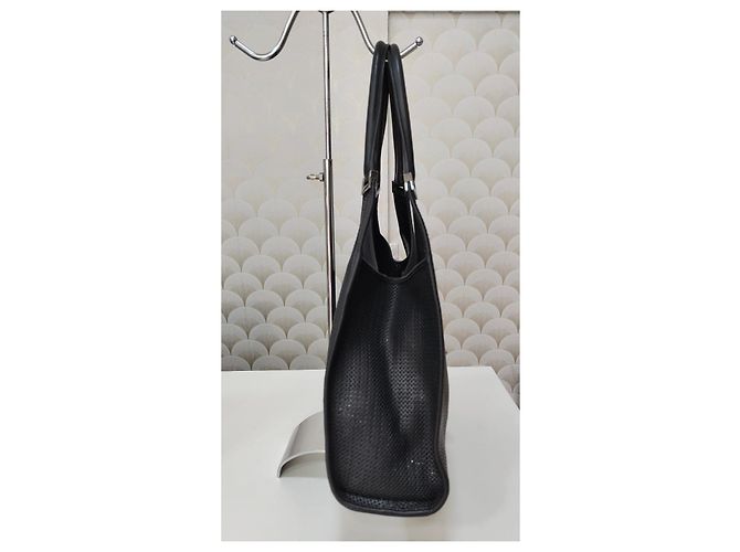 Borsa a mano Gucci Jackie in pelle perforata nera Nero - vista 5