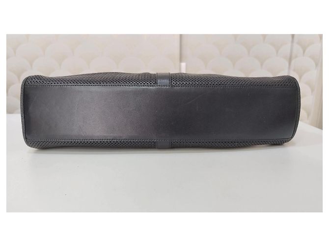Borsa a mano Gucci Jackie in pelle perforata nera Nero - vista 7