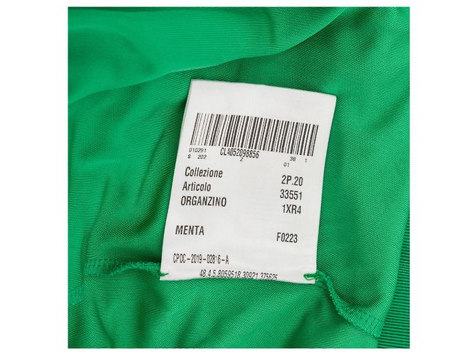 Prada Langarmkleid mit Rüschensaum Grün - Ansicht 14