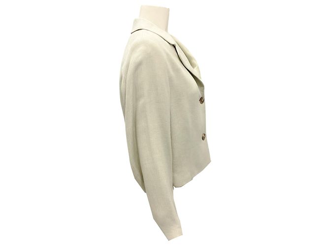 Closed Blazer corto beige de grano cerrado - vista 2
