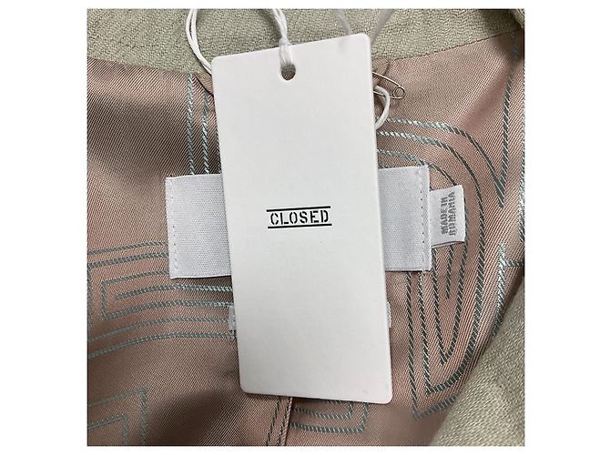 Closed Blazer corto beige de grano cerrado - vista 5