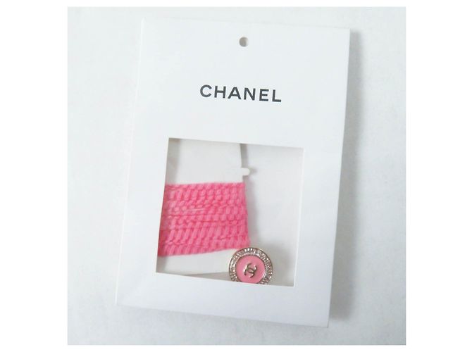 Chanel Baumwoll-Polyamid langer Gilet 34 Pink - Ansicht 13