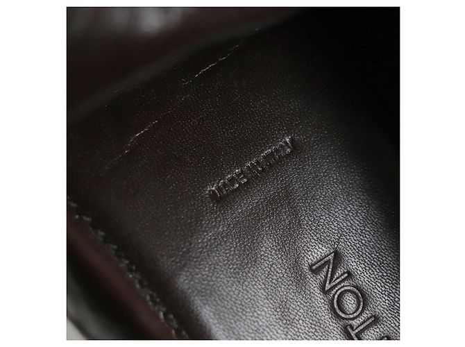 Mocassini in coccodrillo Louis Vuitton marrone scuro - vista 11