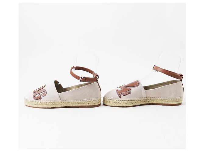 Hermès HERMES Slipper aus Kalbsleder Braun - Ansicht 4