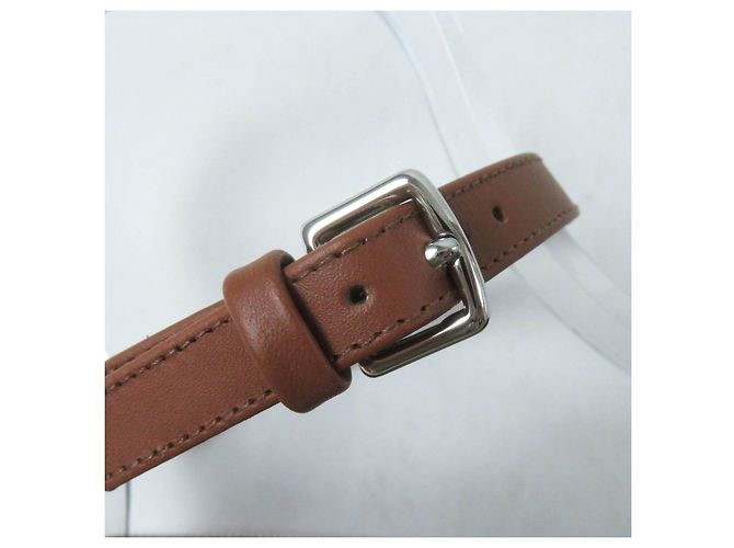 Hermès HERMES Slipper aus Kalbsleder Braun - Ansicht 8