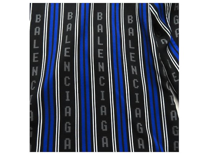 Camisa oversized con botones y logo de rayón de Balenciaga Multicolor - vista 6