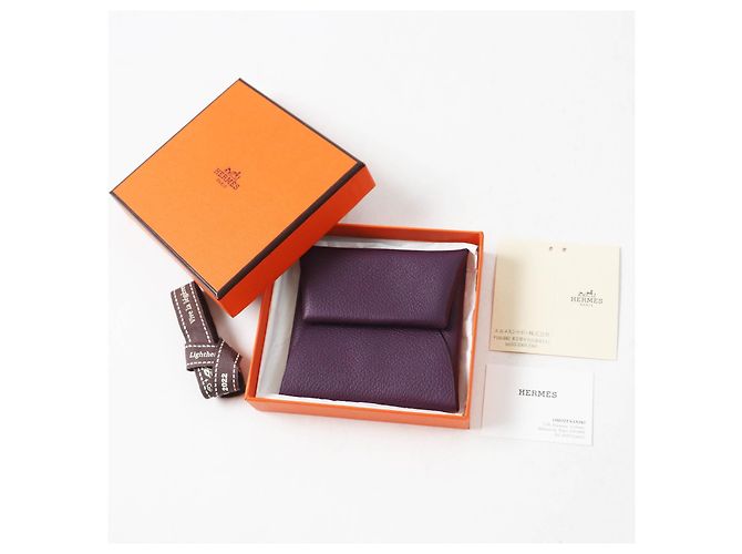 Hermès HERMES Bastia Estuche para Monedas Verso 2022 Roja - vista 2