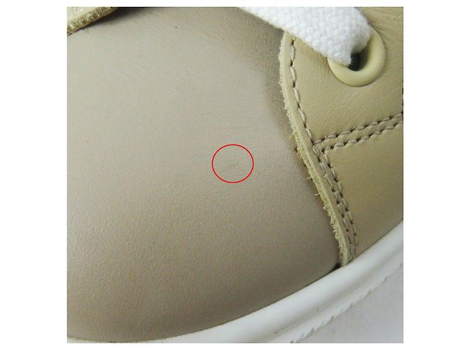 Hermès Baskets en cuir à boucle Hermes Kelly Violet - vue 13