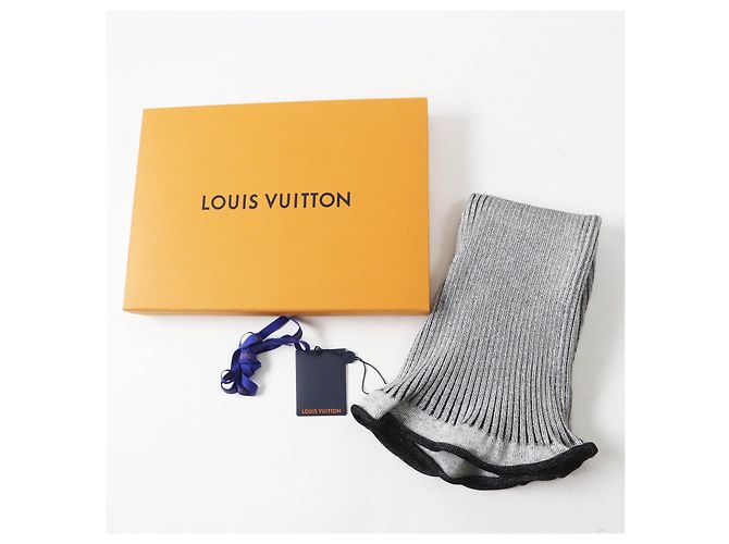 Louis Vuitton Trompetenrock Schwarz Grau M - Ansicht 2