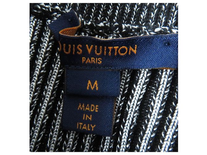 Louis Vuitton Trompetenrock Schwarz Grau M - Ansicht 5
