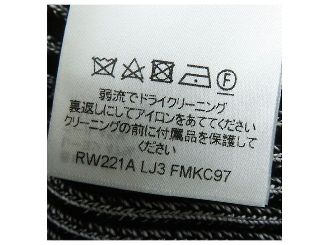 Cardigan a maniche a campana Louis Vuitton Nero M Grigio - vista 11