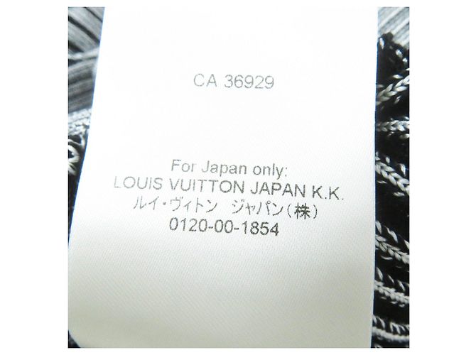 Cardigan a maniche a campana Louis Vuitton Nero M Grigio - vista 13